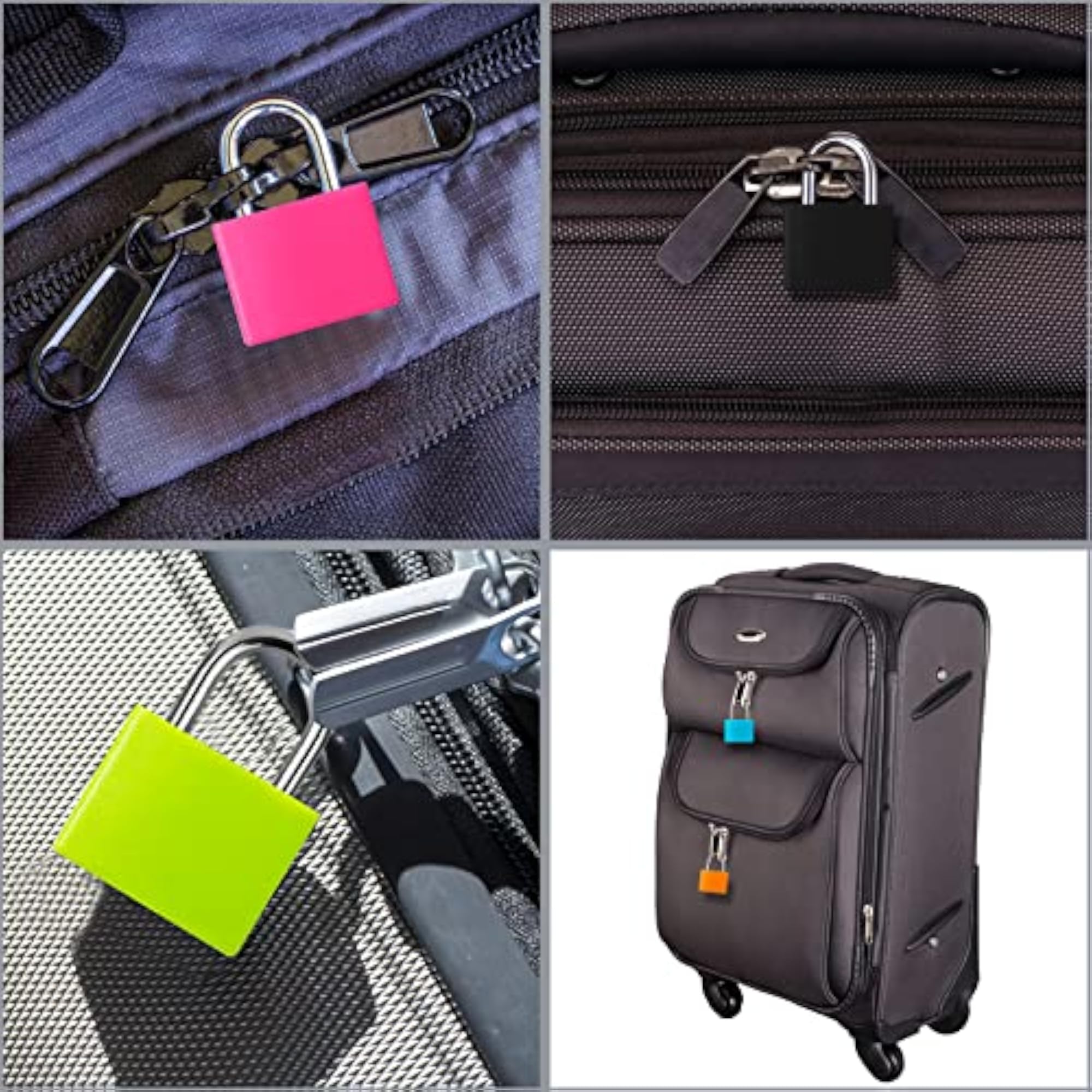 6 Pcs Small Padlocks Luggage Locks with Keys